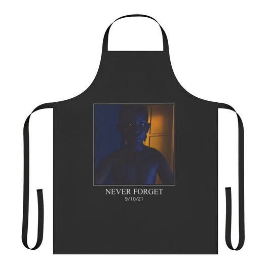 Apron featuring the "9 + 10 = 21" meme design