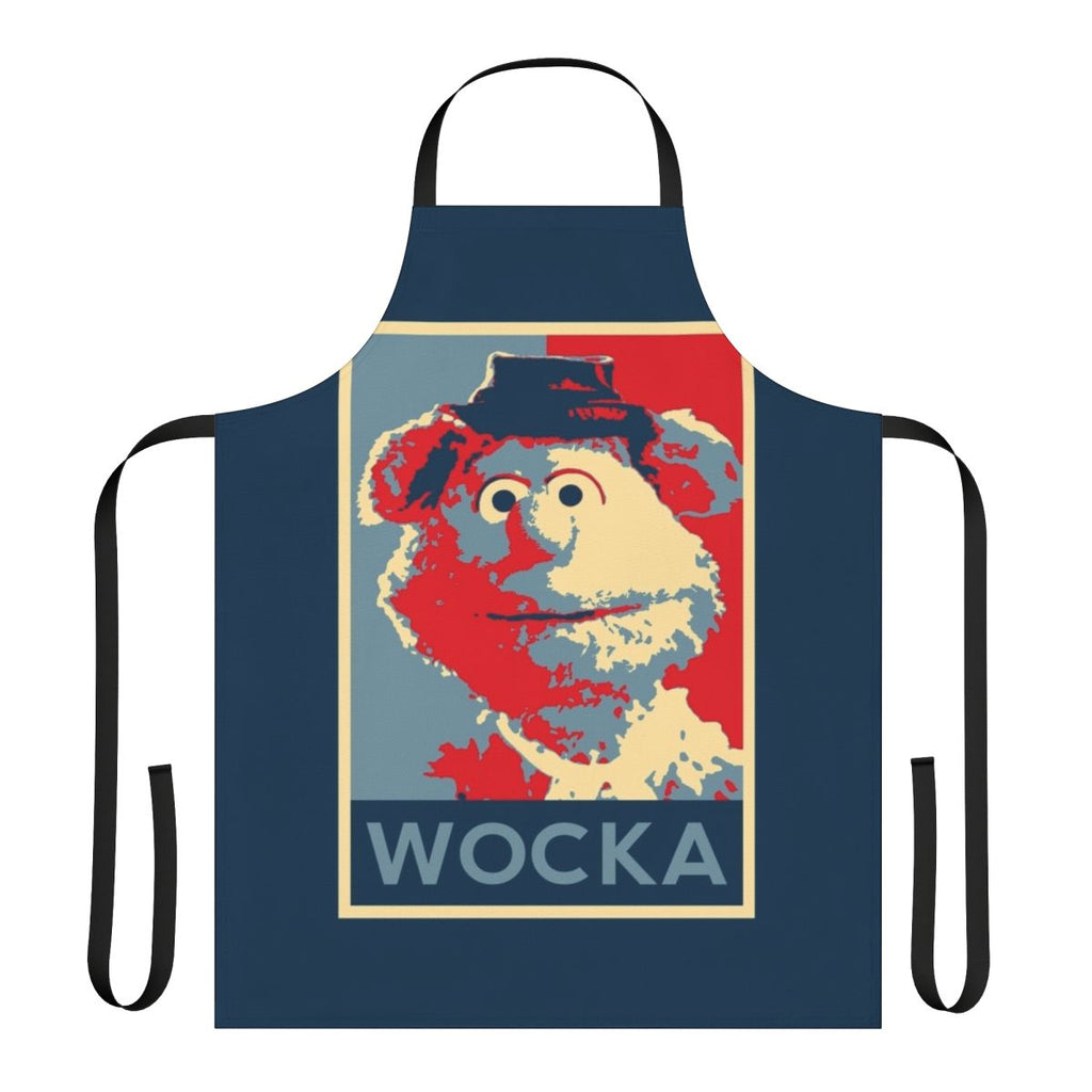 Funny apron featuring Muppets characters and the quote "It's Time to Play the Music"