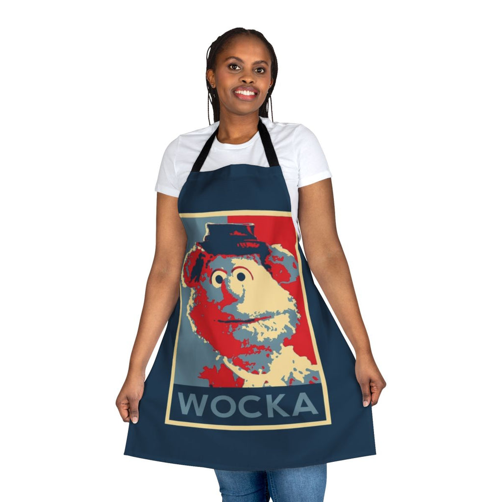 Funny apron featuring Muppets characters and the quote "It's Time to Play the Music"