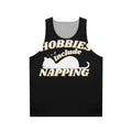 Funny napping hobbies unisex tank top