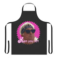 Humorous apron featuring a "Ken You Not" shirt-inspired design