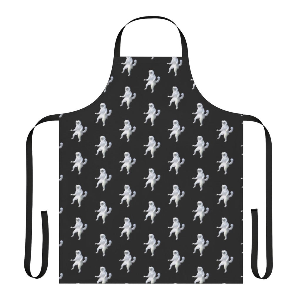 Apron featuring a funny Persian cat meme design