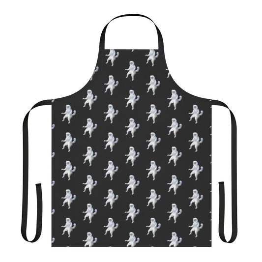 Apron featuring a funny Persian cat meme design