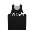 Funny Piano Evolution Unisex Tank Top