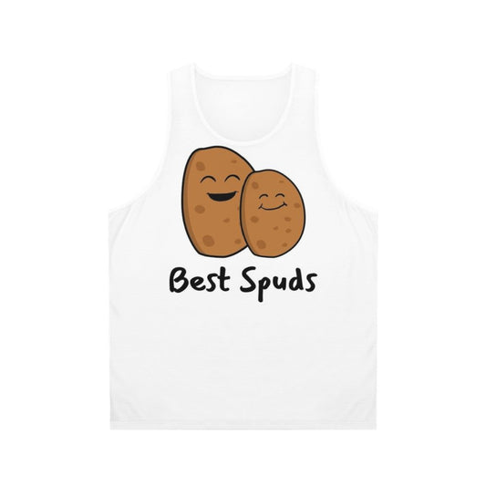 Funny potato lover unisex tank top