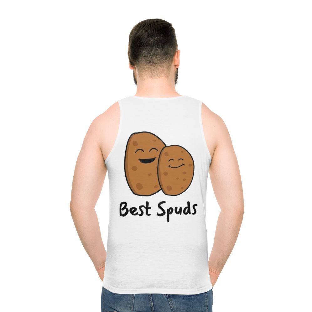 Funny potato lover unisex tank top