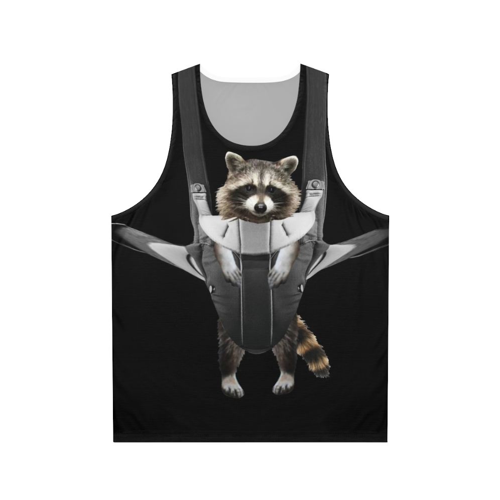 Funny Raccoon Whisperer Unisex Tank Top