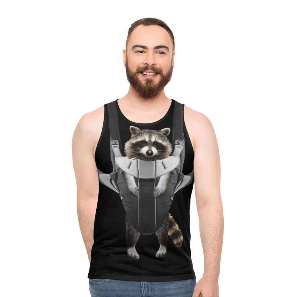 Funny Raccoon Whisperer Unisex Tank Top