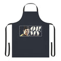 Funny science fiction-inspired apron featuring the iconic "Oh My" catchphrase of actor George Takei