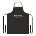 Funny sex education themed apron with clever quotes from the Netflix series