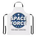 Funny apron with space force themed design