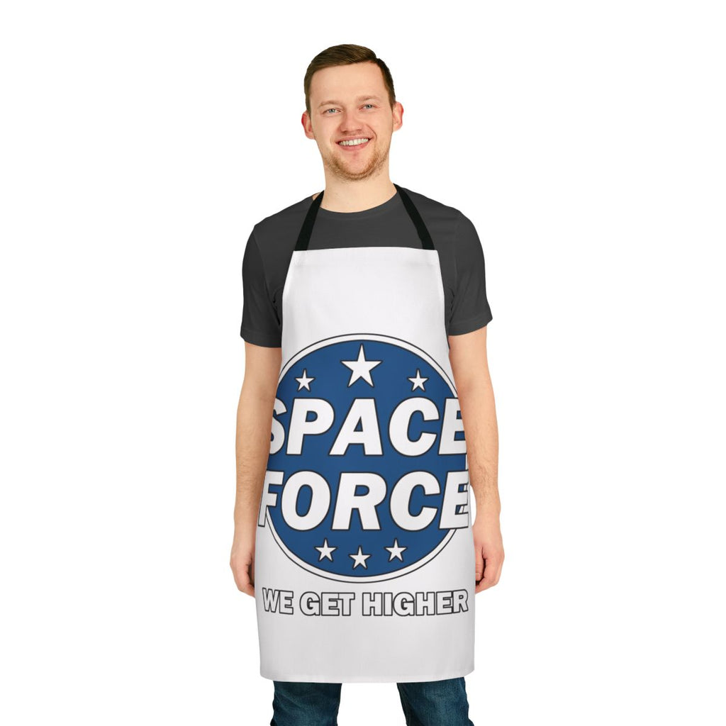 Funny apron with space force themed design