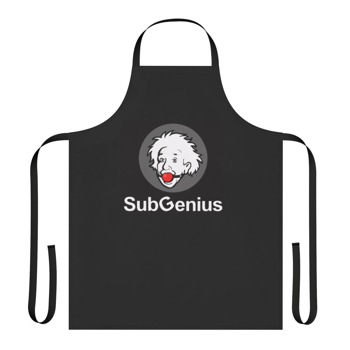 Subgenius 3 Apron featuring a humorous and unique design