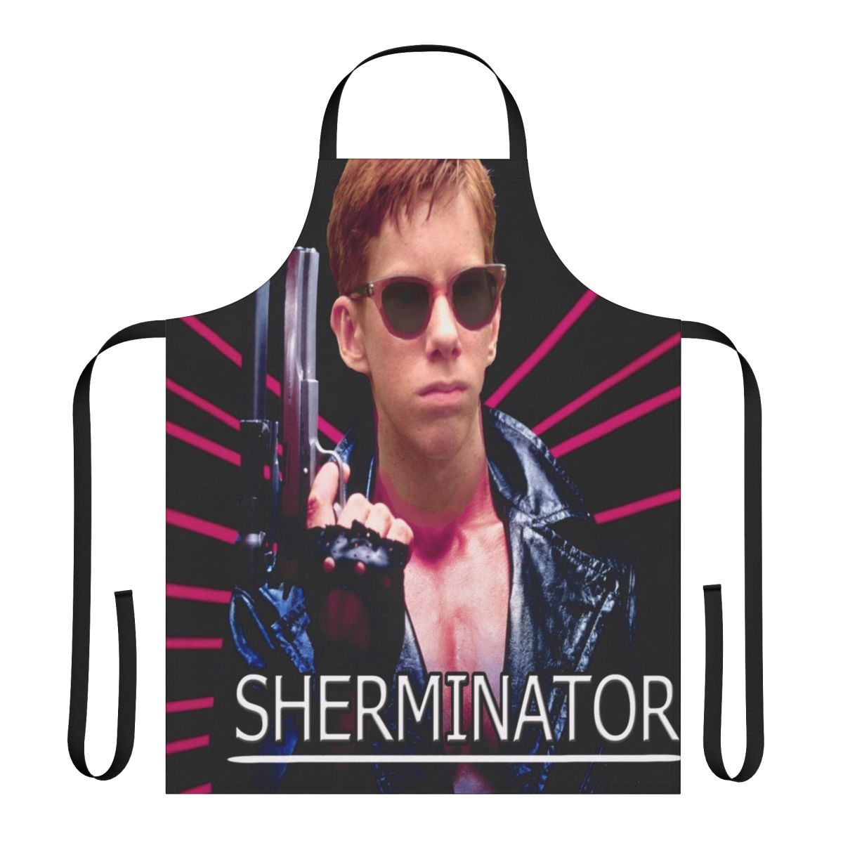 Funny teen comedy apron inspired by the classic American Pie movie