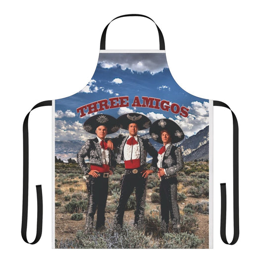 Three Amigos-inspired comedy movie-themed apron