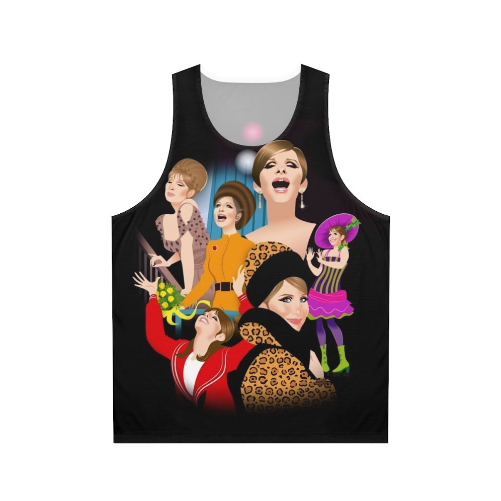 Funny unisex tank top with alejandro mogollo art