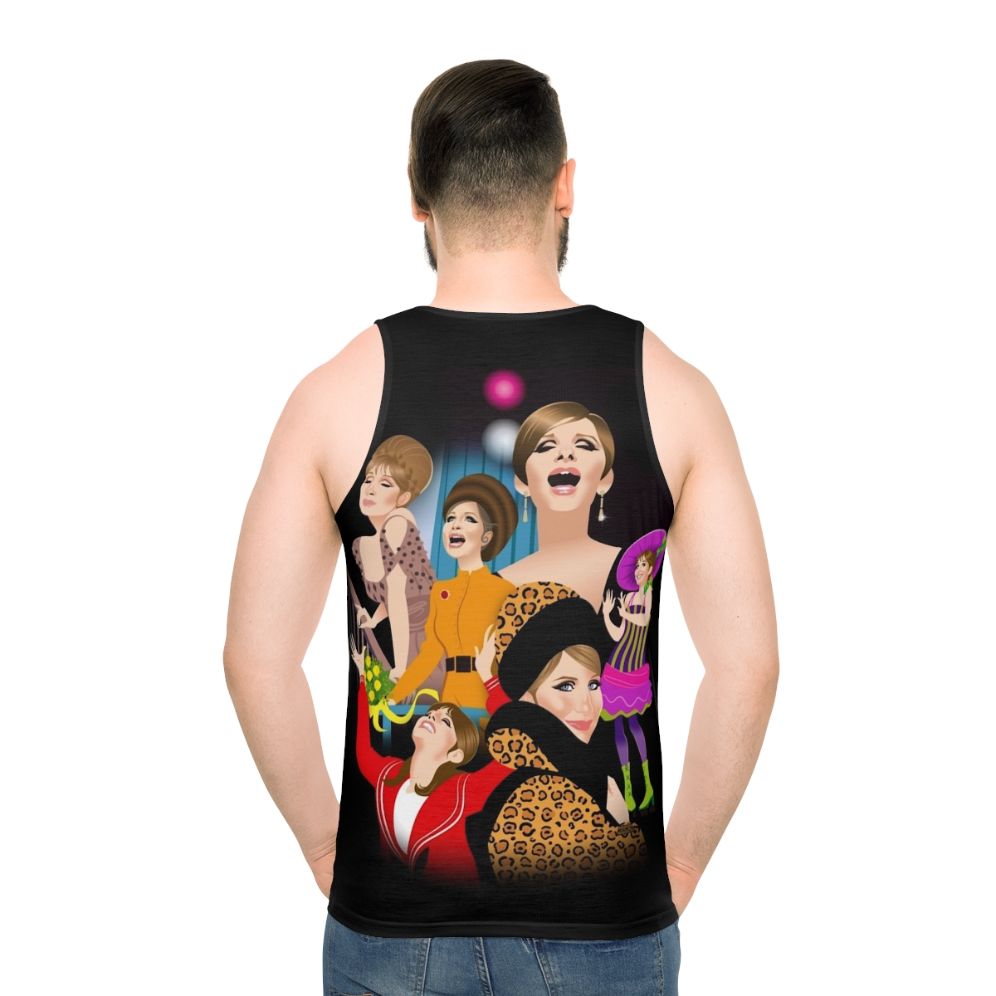 Funny unisex tank top with alejandro mogollo art