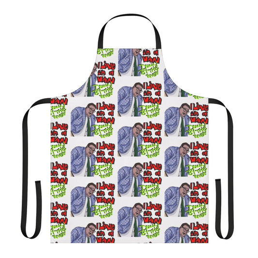 Apron featuring the iconic Matt Foley character from Saturday Night Live