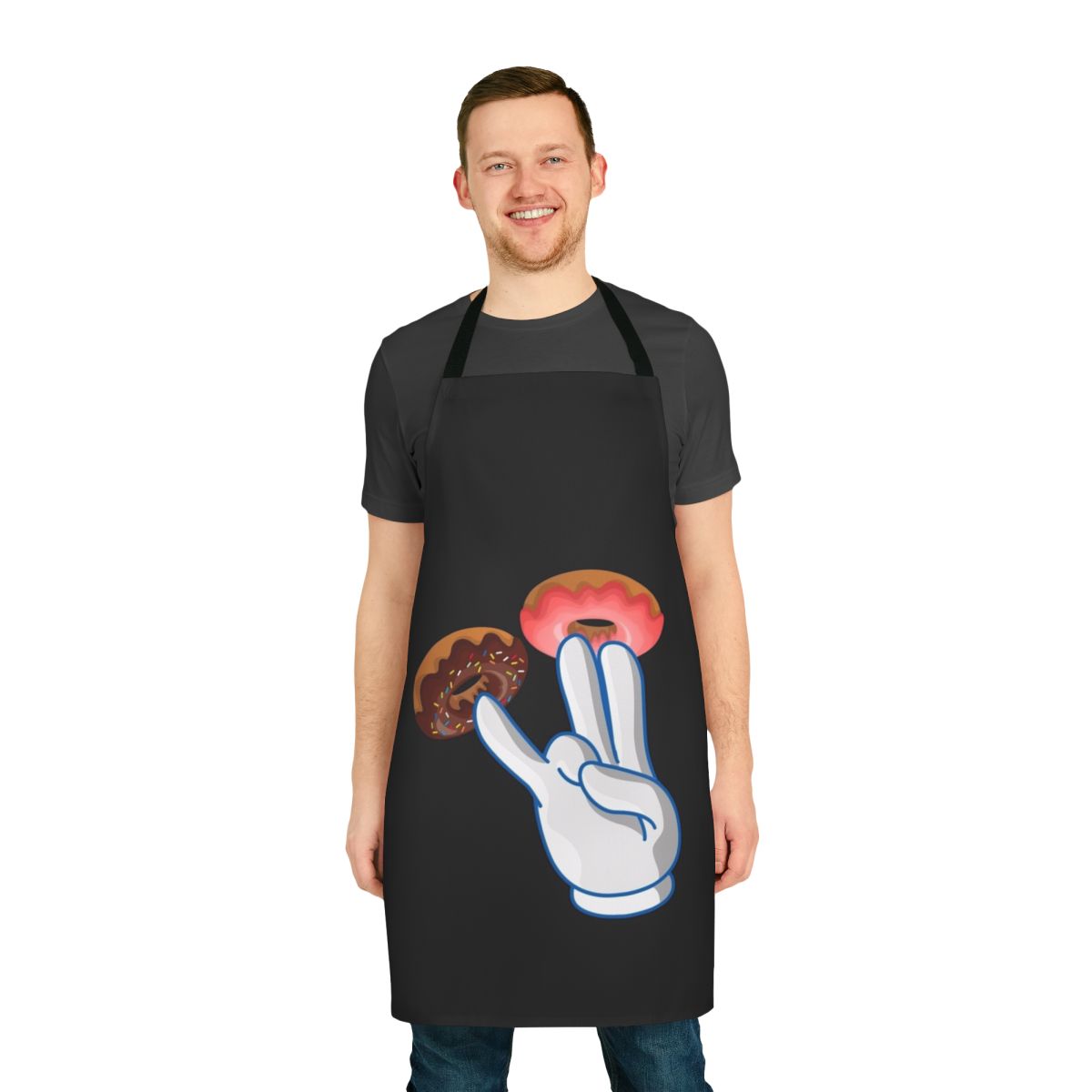 Funny vulgar humor apron with rude joke design