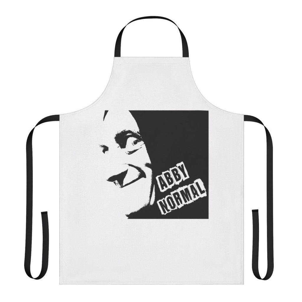 Apron featuring the "Abby Normal" character from the "Young Frankenstein" comedy film