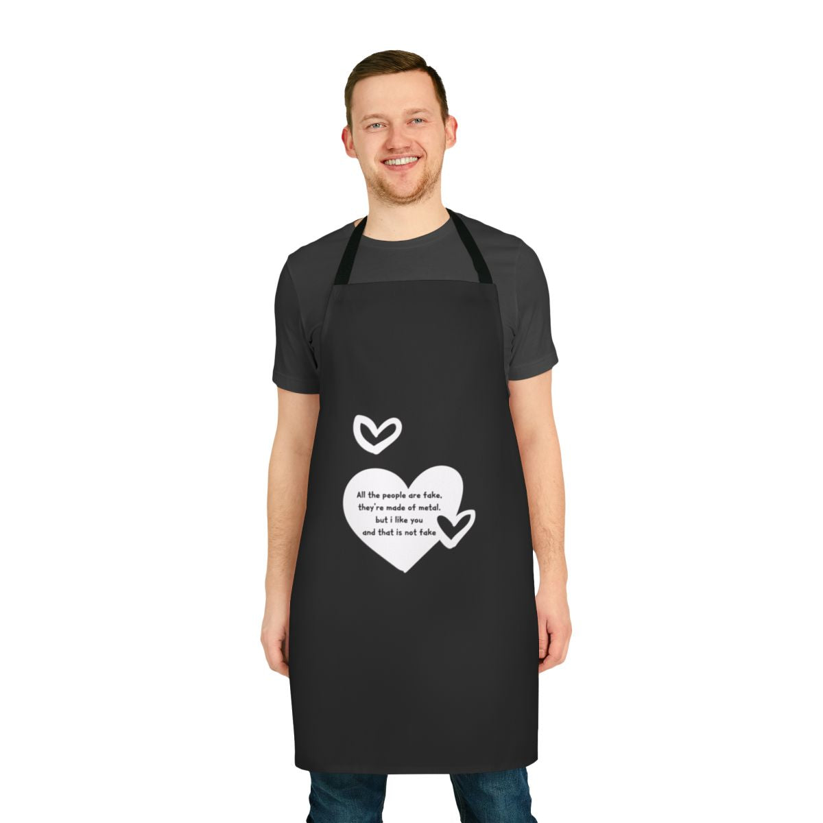 Young Royals inspired apron featuring quotes from the Netflix series