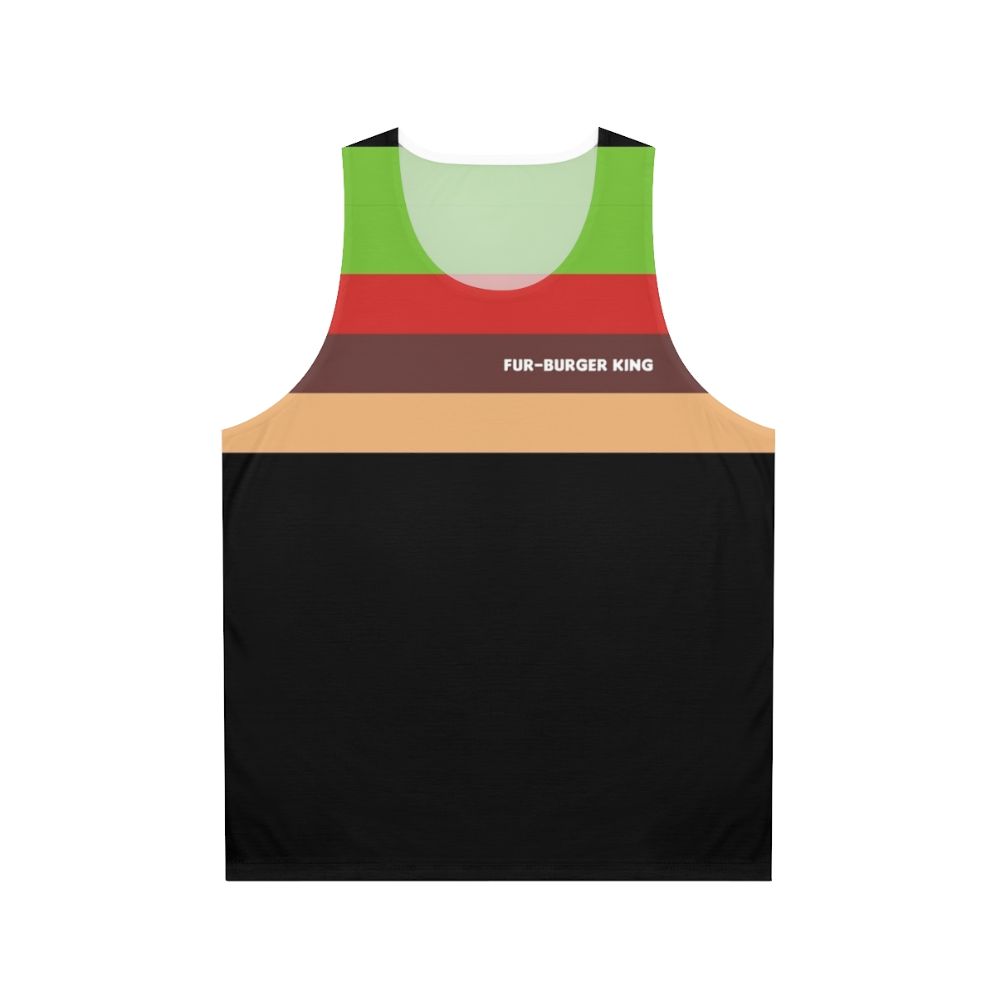 Fur Burger King Uniform Unisex Tank Top
