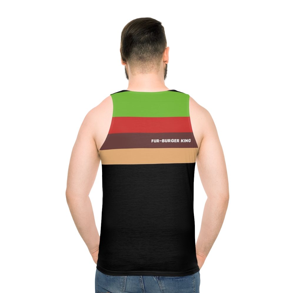 Fur Burger King Uniform Unisex Tank Top