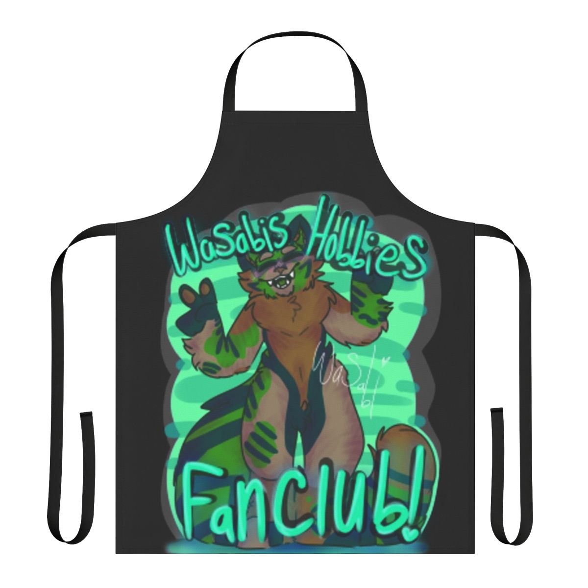 Furry Apron with Vibrant Designs for Fans