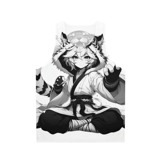 Furry martial arts unisex tank top