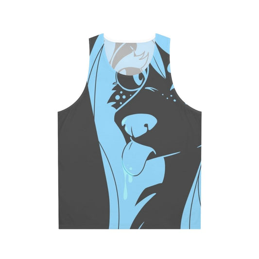 Furry unisex animal print tank top