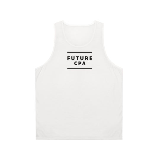 Future CPA Unisex Tank Top with Stylish Accounting Occupations Quote