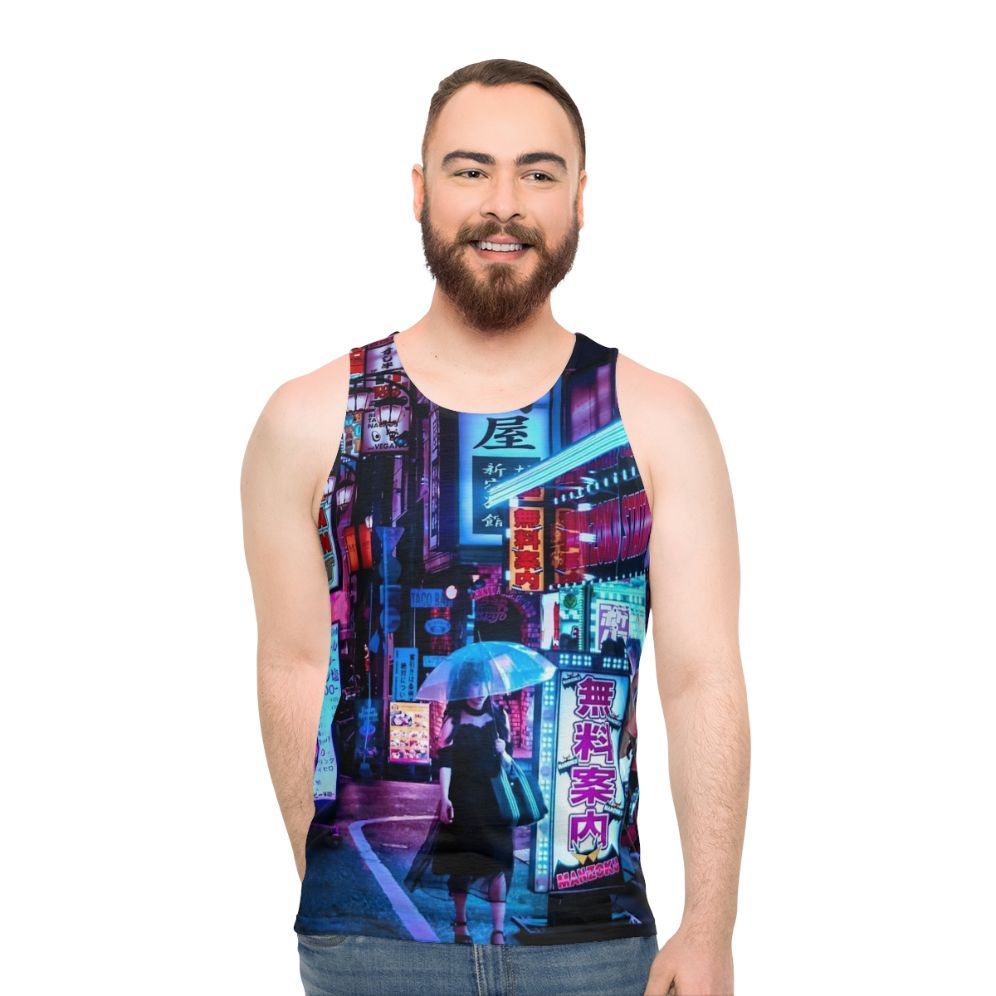 Futuristic Cyborg Beauty Queen Unisex Tank Top