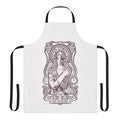 Futuristic apron featuring Dolores Abernathy, the android protagonist from the sci-fi TV series Westworld