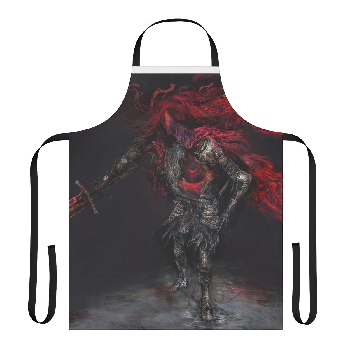Gael-Inspired Concept Art Apron featuring Dark Souls-themed design