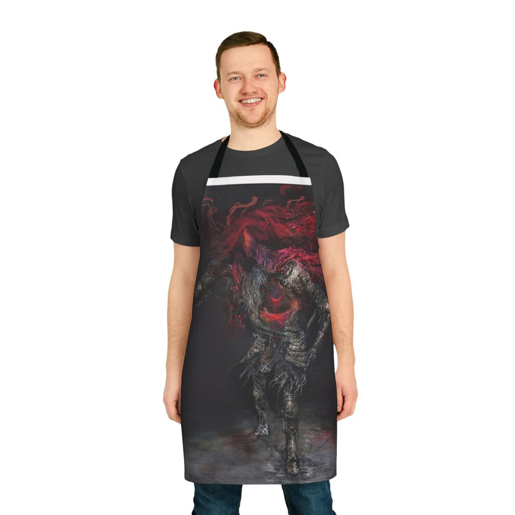 Gael-Inspired Concept Art Apron featuring Dark Souls-themed design