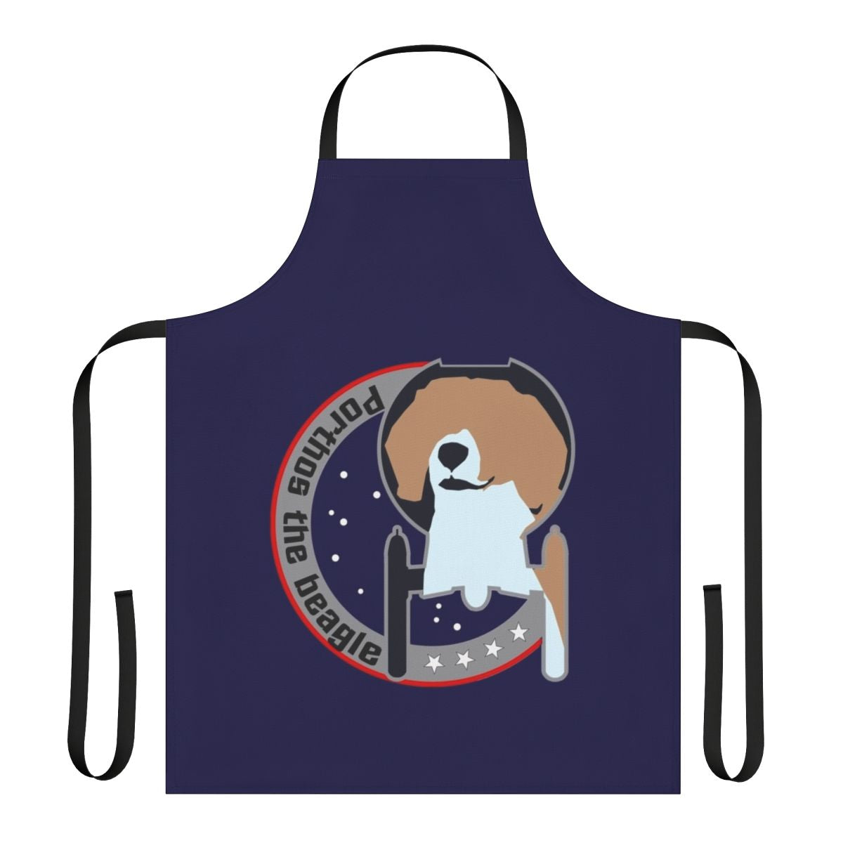 Star Trek Enterprise-inspired apron with Starfleet design for science fiction and pet lovers