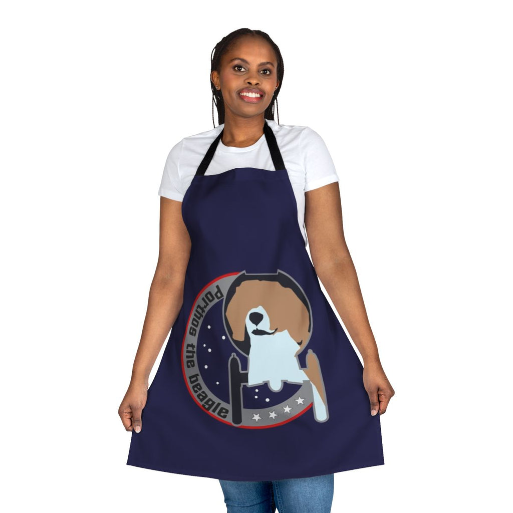 Star Trek Enterprise-inspired apron with Starfleet design for science fiction and pet lovers