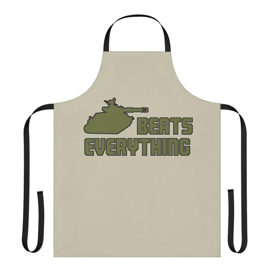 Space marine-inspired apron featuring Warhammer 40k design elements