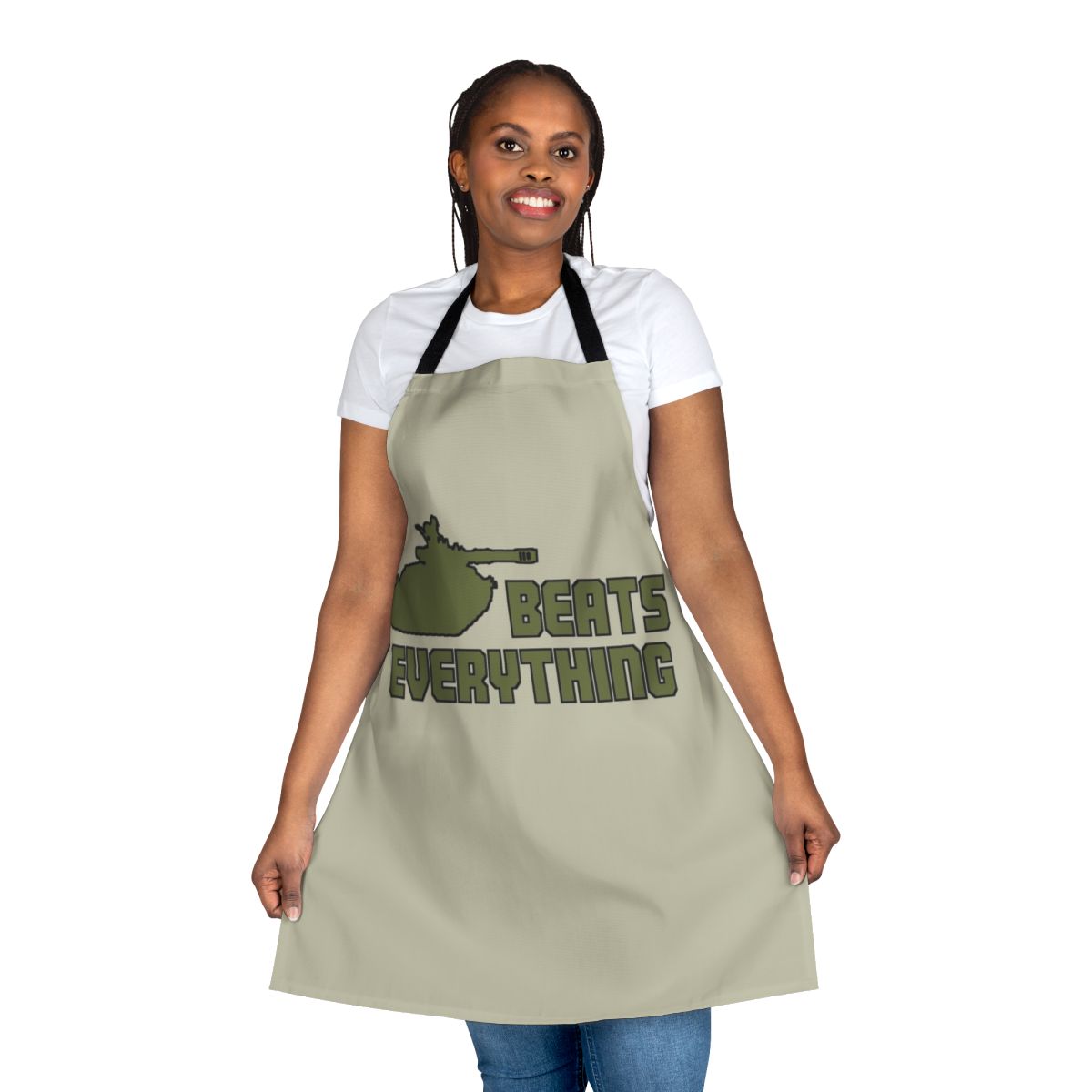 Space marine-inspired apron featuring Warhammer 40k design elements