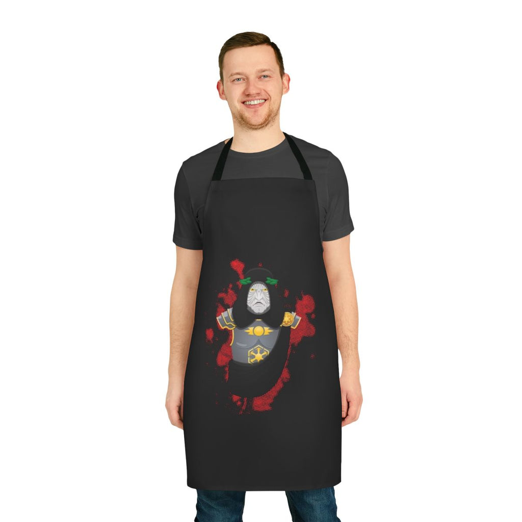 Apron featuring the iconic Galactic Emperor Palpatine from the Star Wars universe