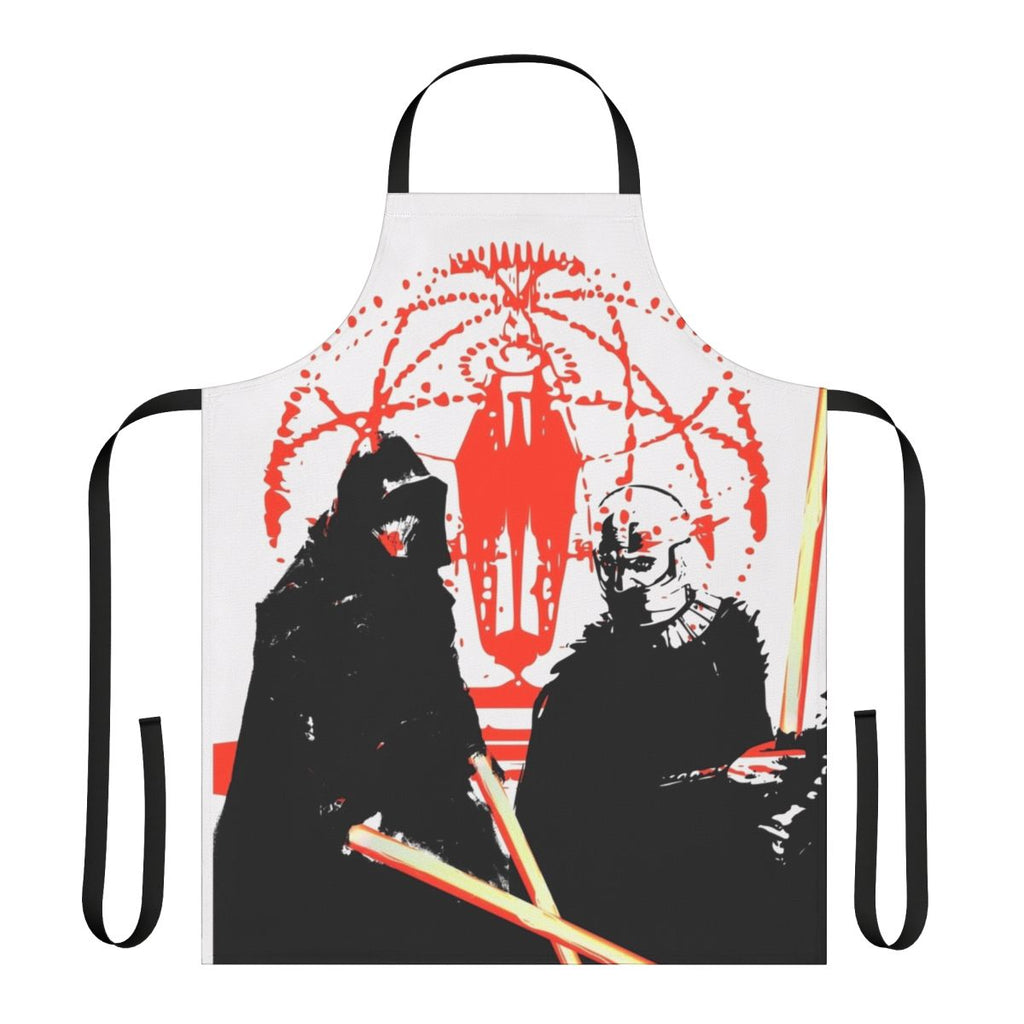 Star Wars-inspired apron featuring Darth Revan and Darth Malak from Knights of the Old Republic