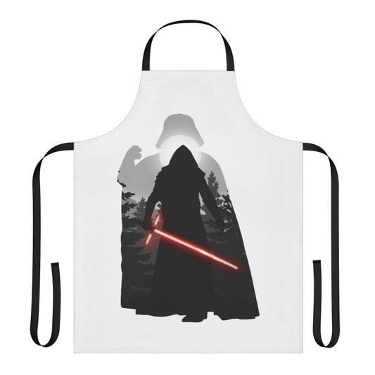 Star Wars-themed apron featuring Kylo Ren and Darth Vader imagery