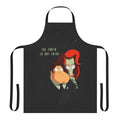 Alien-inspired apron featuring UFO and space imagery for a sci-fi cooking experience