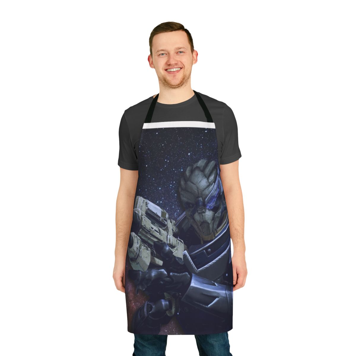 Garrus Vakarian inspired apron for sci-fi and video game fans
