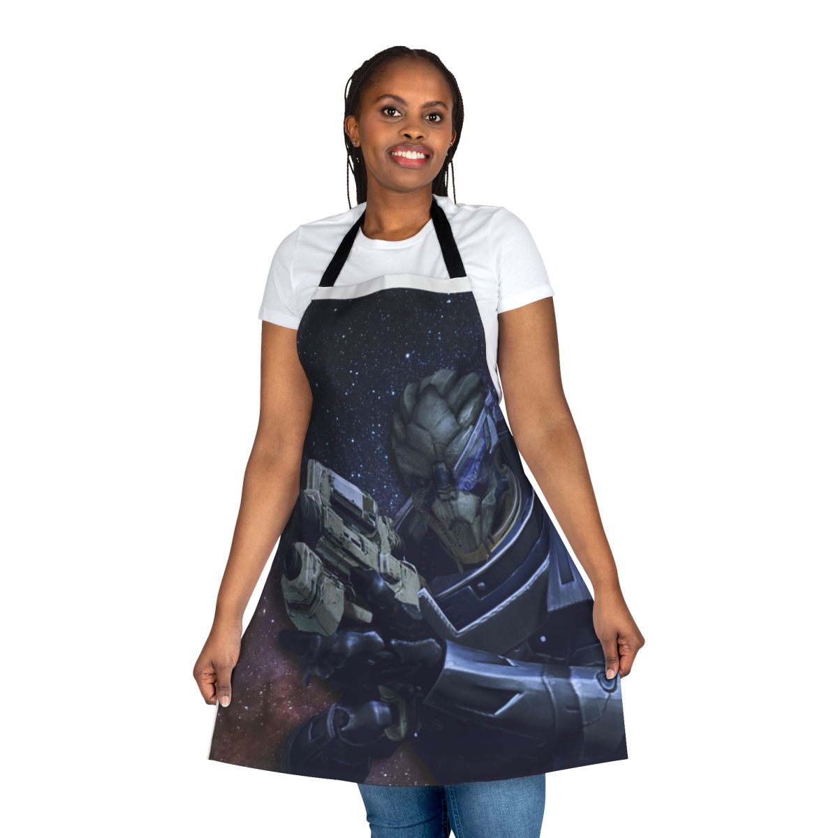 Garrus Vakarian inspired apron for sci-fi and video game fans