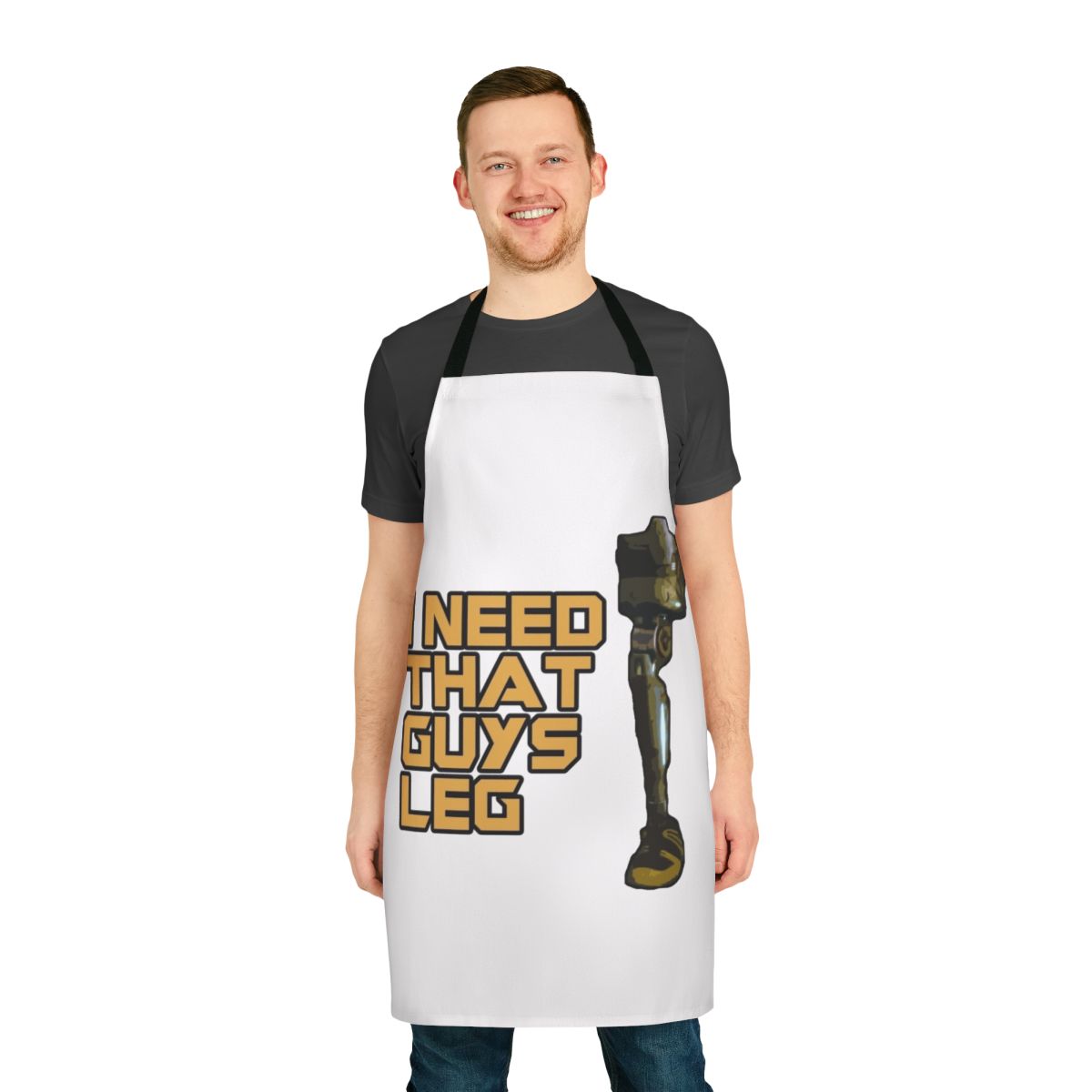 Guardians of the Galaxy-inspired leg apron featuring Rocket Raccoon