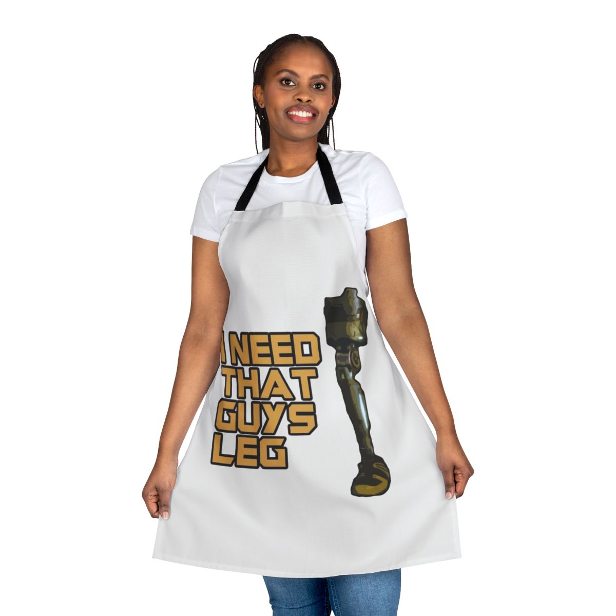 Guardians of the Galaxy-inspired leg apron featuring Rocket Raccoon