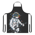 Stylish space-themed guitar apron for cooking and entertaining