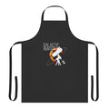 Apron featuring a stylized galactic hunter logo design for space and astronomy enthusiasts.