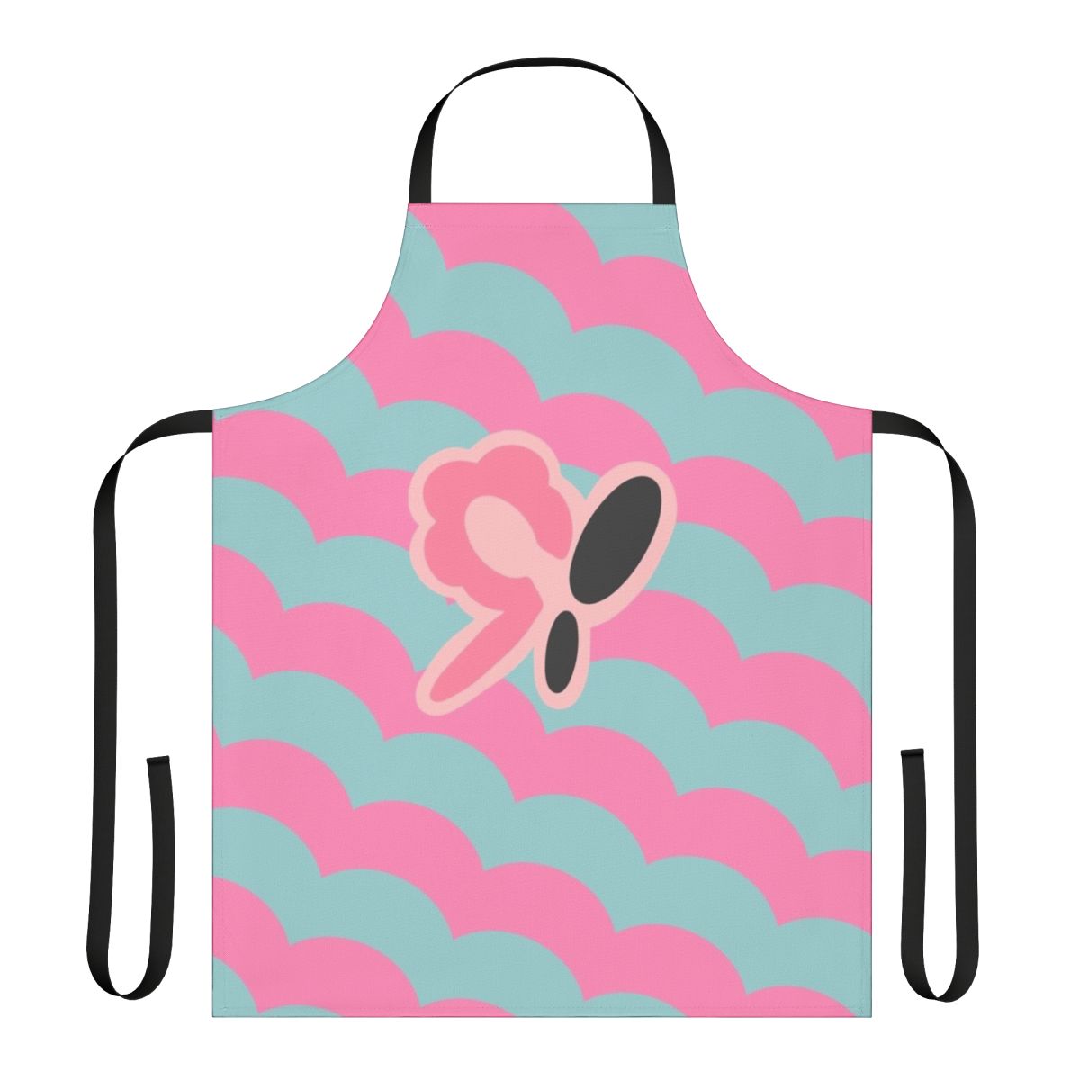 Galar region inspired fairy gym apron with Pokemon-themed design